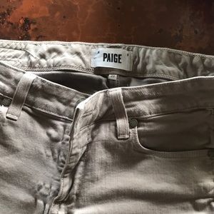 Paige denim gray jeans